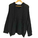 【中古】アナスイ ANNA SUI NYC ネップニットカラーフーディー レディース FREE