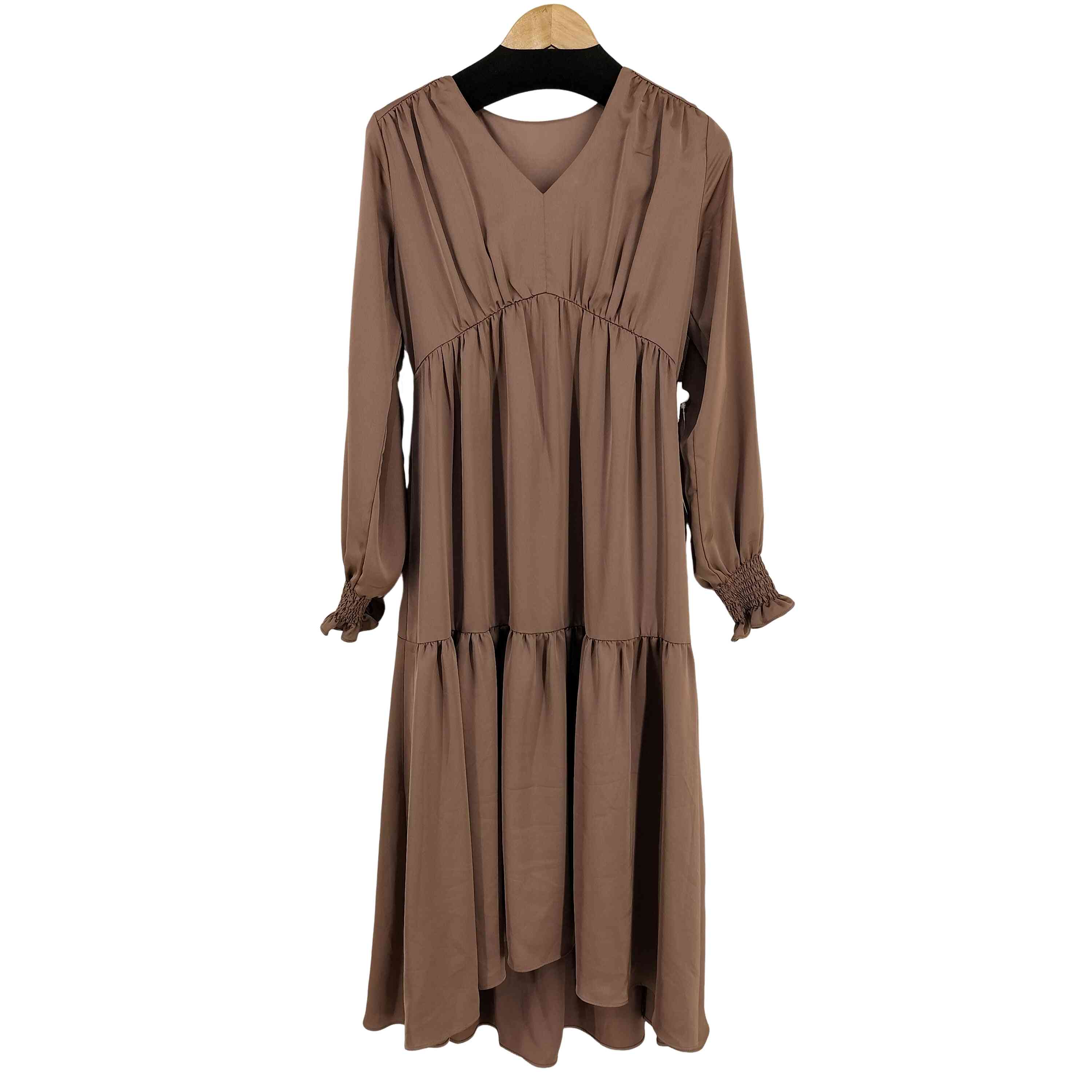 【中古】スナイデル snidel サテンVネックワンピース レディース ONE SIZE