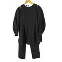 【中古】ウィルフリー willfully ペプラムジャガード セットアップ レディース FREE