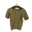 【中古】ユーズドフルギ USED古着 40S-50S US ARMY HENLEY リメイクニット レディース 表記無