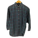 【中古】ラルフローレン RALPH LAUREN BLAKE スモールポニー刺繍 BD L/S チェックシャツ メンズ import:M