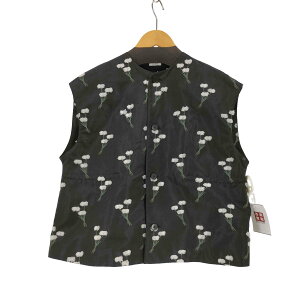 【中古】ロエフ LOEFF ワタスゲジャガード ジレ レディース FREE