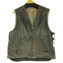 【中古】カーハート Carhartt 裏ボアダックベスト メンズ import:XL