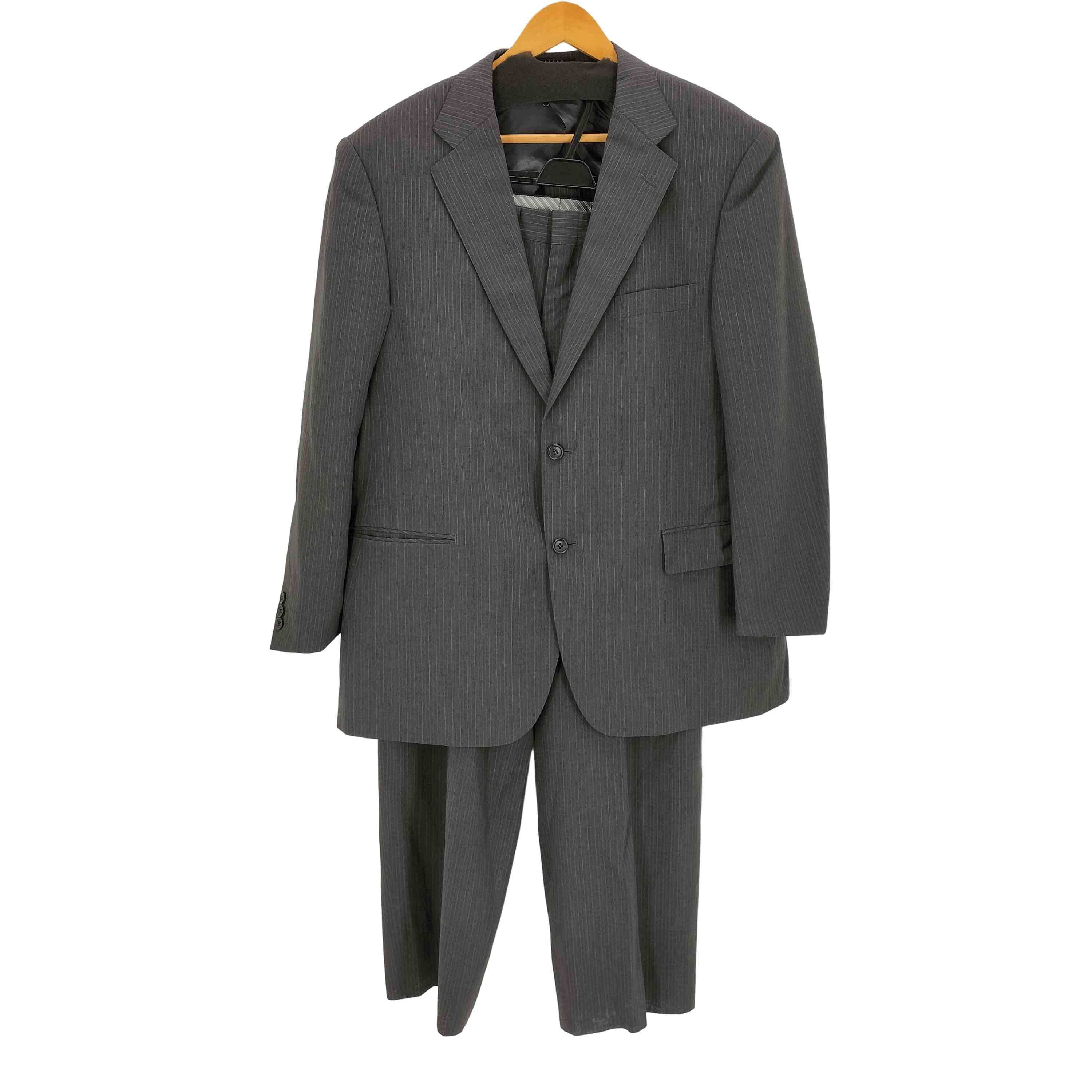 【中古】カンサイヤマモト KANSAI YAMAMOTO SISTY ストライプテーラードジャケット&スラックスパンツ メンズ 102/102/175