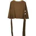 【中古】ビューティーアンドユースユナイテッドアローズ BEAUTY & YOUTH UNITED ARROWS ポンチウエストリボン9分袖プルオーバー レディース 表記無(4)