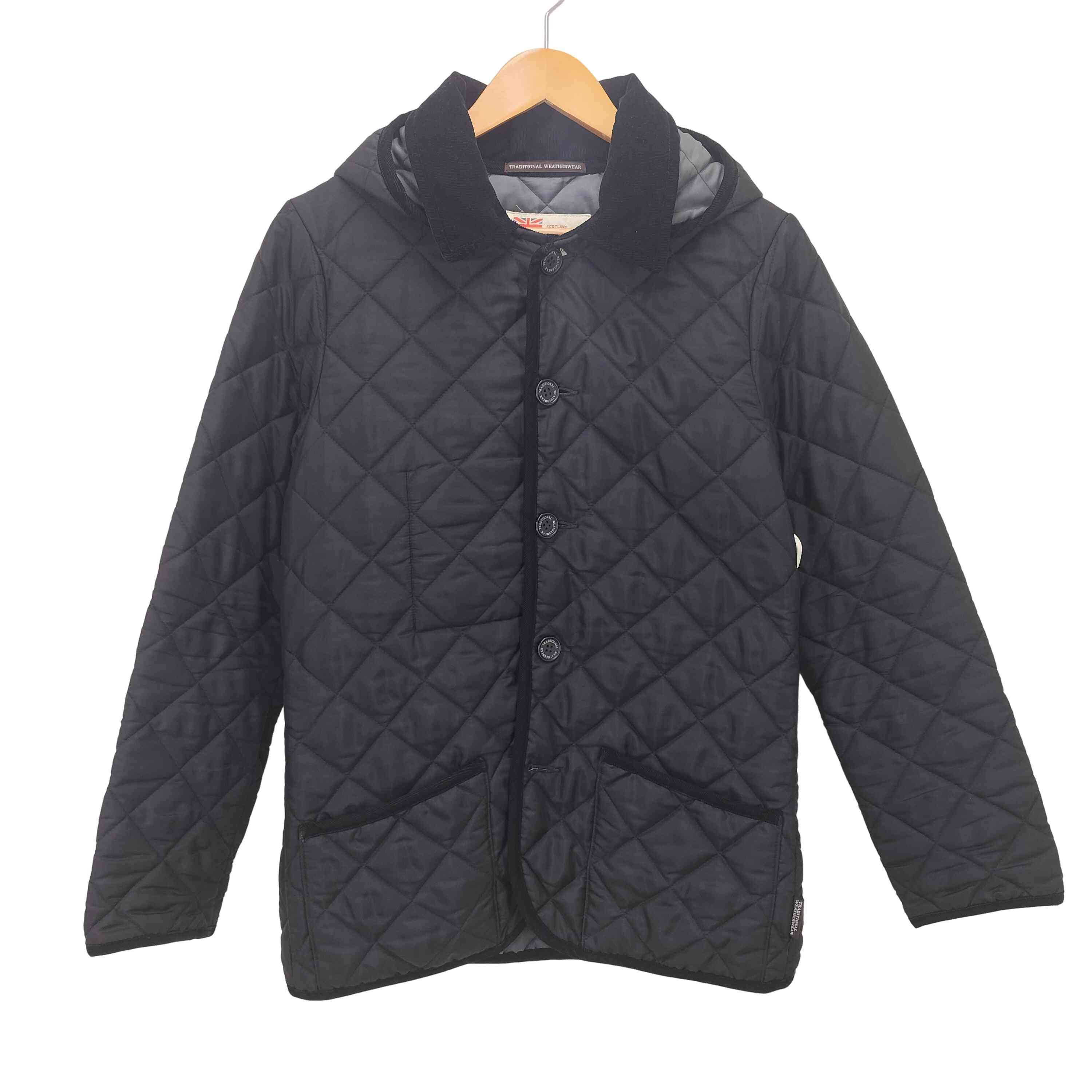 【中古】トラディショナルウェザーウェア Traditional Weatherwear 2way ステンカラーキルティングジャケット レディース JPN：36