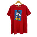 【中古】ユーズドフルギ USED古着 90s USA製 プリントクルーネックTシャツ メンズ 表記無