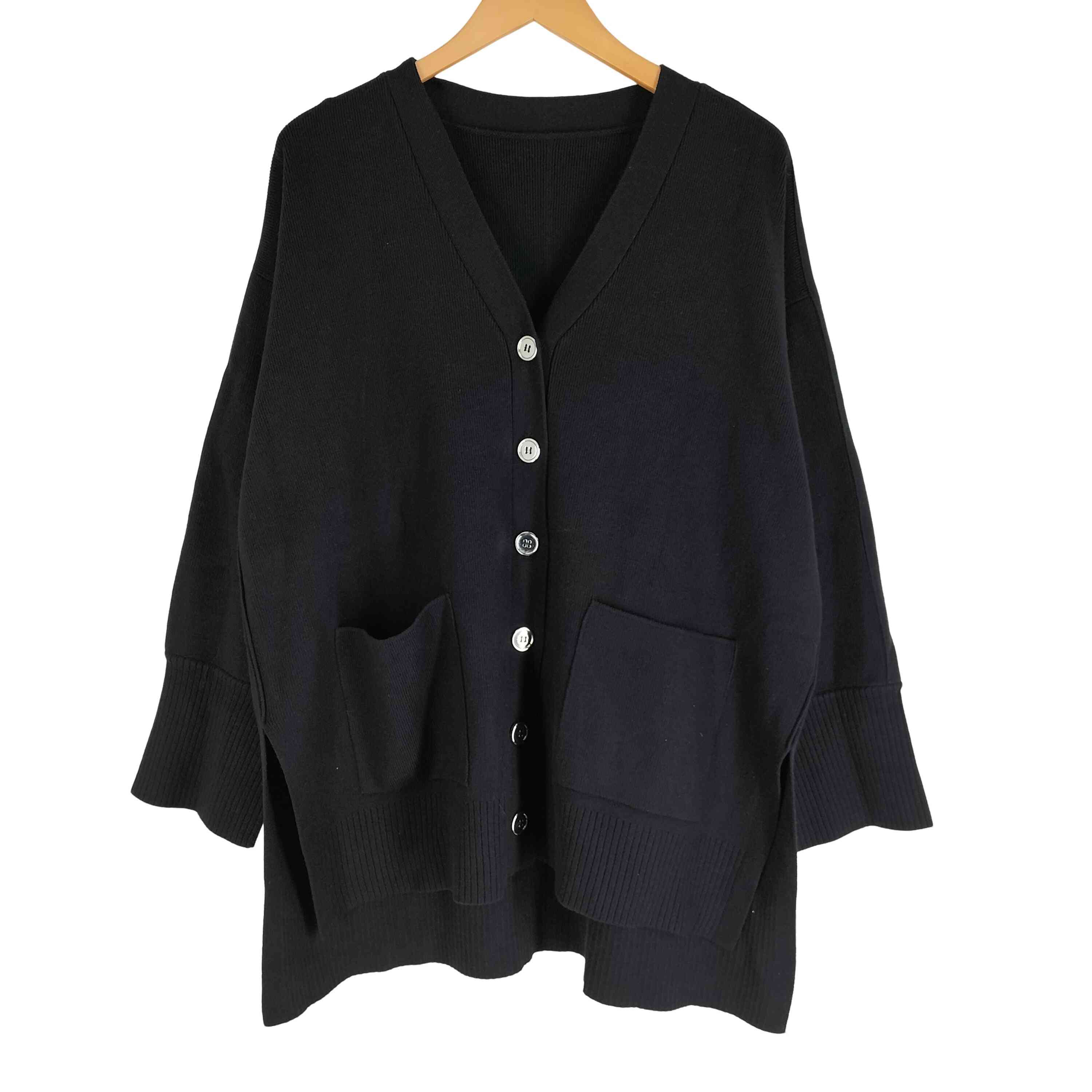 【中古】ユーズドフルギ USED古着 24AW HEREIAM マシンウォッシャブル可 ファインタッチBIGカーディガン レディース FREE