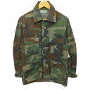 【中古】ユーズドフルギ USED古着 ウッドランドカモ BDU ミリタリーシャツジャケット メンズ 表記無(4)