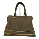 【中古】トリーバーチ TORY BURCH レザートートバッグ レディース 表記無