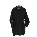 【中古】ユーズドフルギ USED古着 {{venit}} サイドスリット ケーブルニットウールワンピース レディース JPN:38