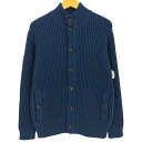 【中古】トゥモローランドトリコ TOMORROWLAND tricot 19AW バルキーコード スタンドカラー ニットカーディガン メンズ JPN:L