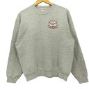 【中古】ユーズドフルギ USED古着 FRUIT OF THE LOOMボディ 90S プリント スウェット トレーナー メンズ import:L