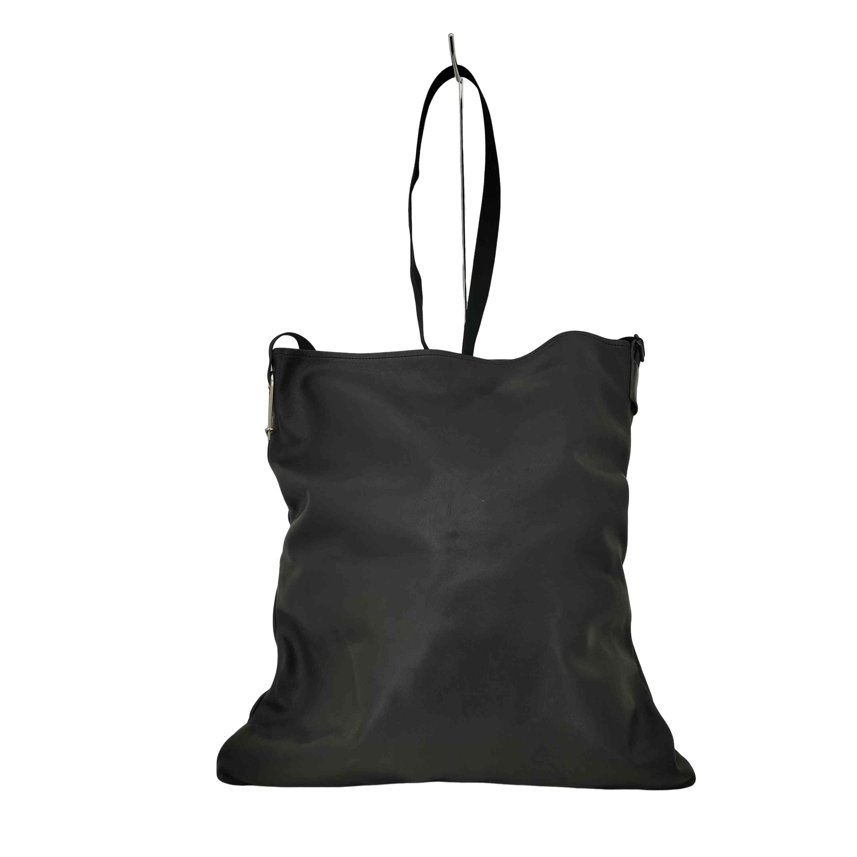 【中古】ニール NL ロングショルダー スクエアレザーショルダーバッグ メンズ 表記無