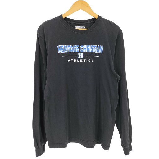 【中古】アディダス adidas カレッジロゴ長袖Tシャツ メンズ import:M 【中古】アディダス adidas カレッジロゴ長袖Tシャツ メンズ import:M