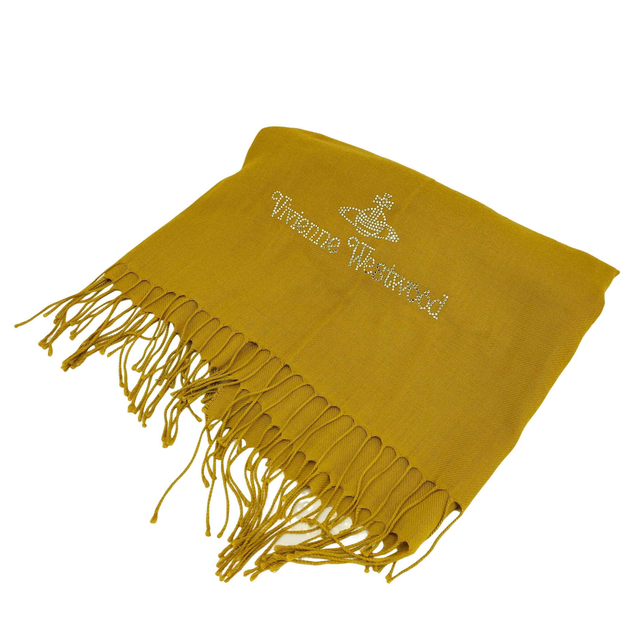 【中古】ヴィヴィアンウエストウッドアクセサリー Vivienne Westwood Accessories イタリア製 ビジュー レーヨン アクリル マフラー レディース 表記無