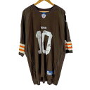 【中古】リーボック Reebok NFL ナンバリング ゲームシャツ メンズ 2XL