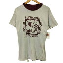 【中古】ユーズドフルギ USED古着 フットボール チーム ナンバリング ロゴ プリント リバーシブル Tシャツ メンズ 表記無