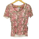 【中古】アルマーニコレツィオーニ ARMANI COLLEZIONI 総柄 デザインカットソー レディース 40