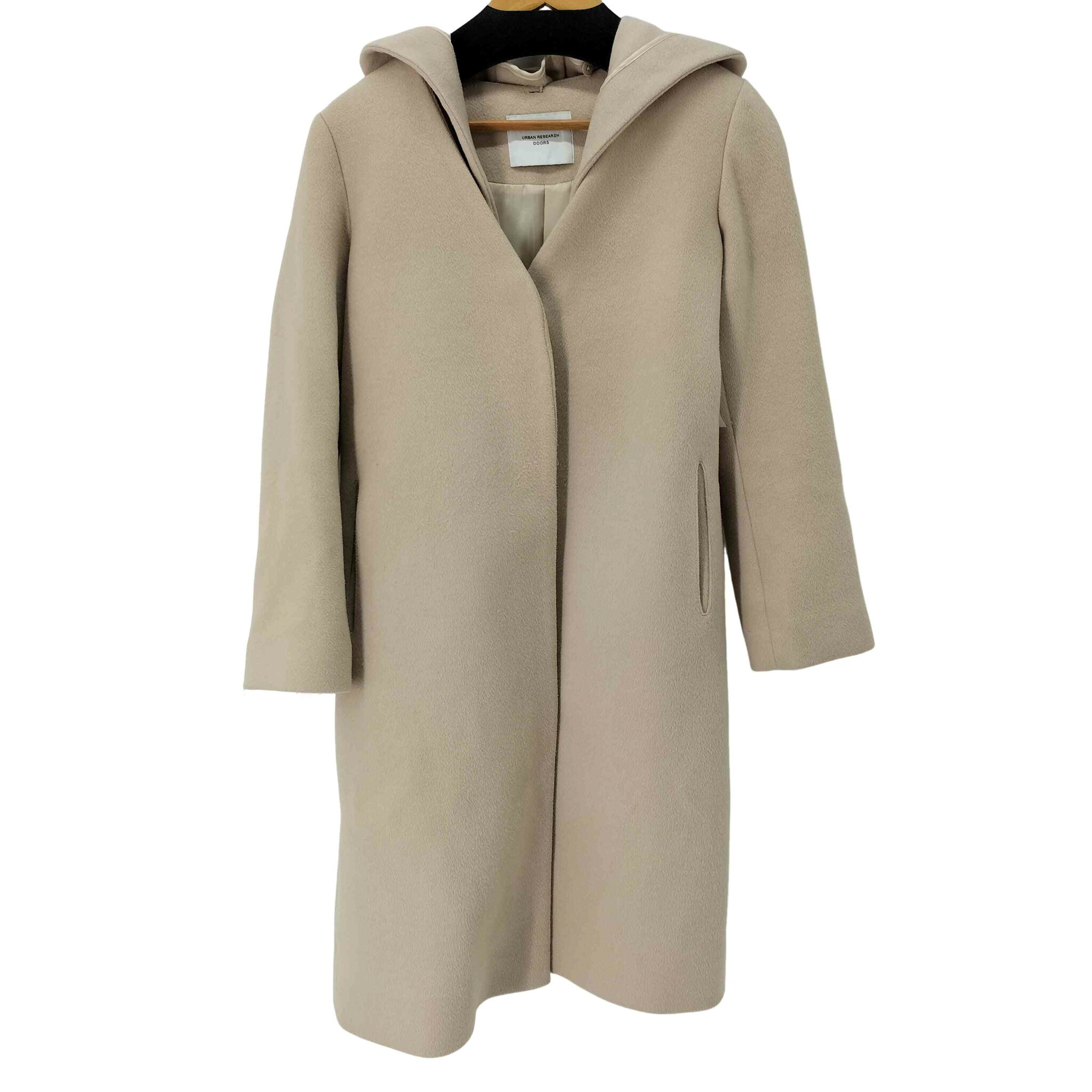 【中古】アーバンリサーチドアーズ URBAN RESEARCH DOORS フーデッドステンカラーコート レディース ONE SIZE