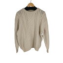 【中古】ユーズドフルギ USED古着 {{Traders}}NEW WOOL ハンドケーブルニット メンズ JPN:L