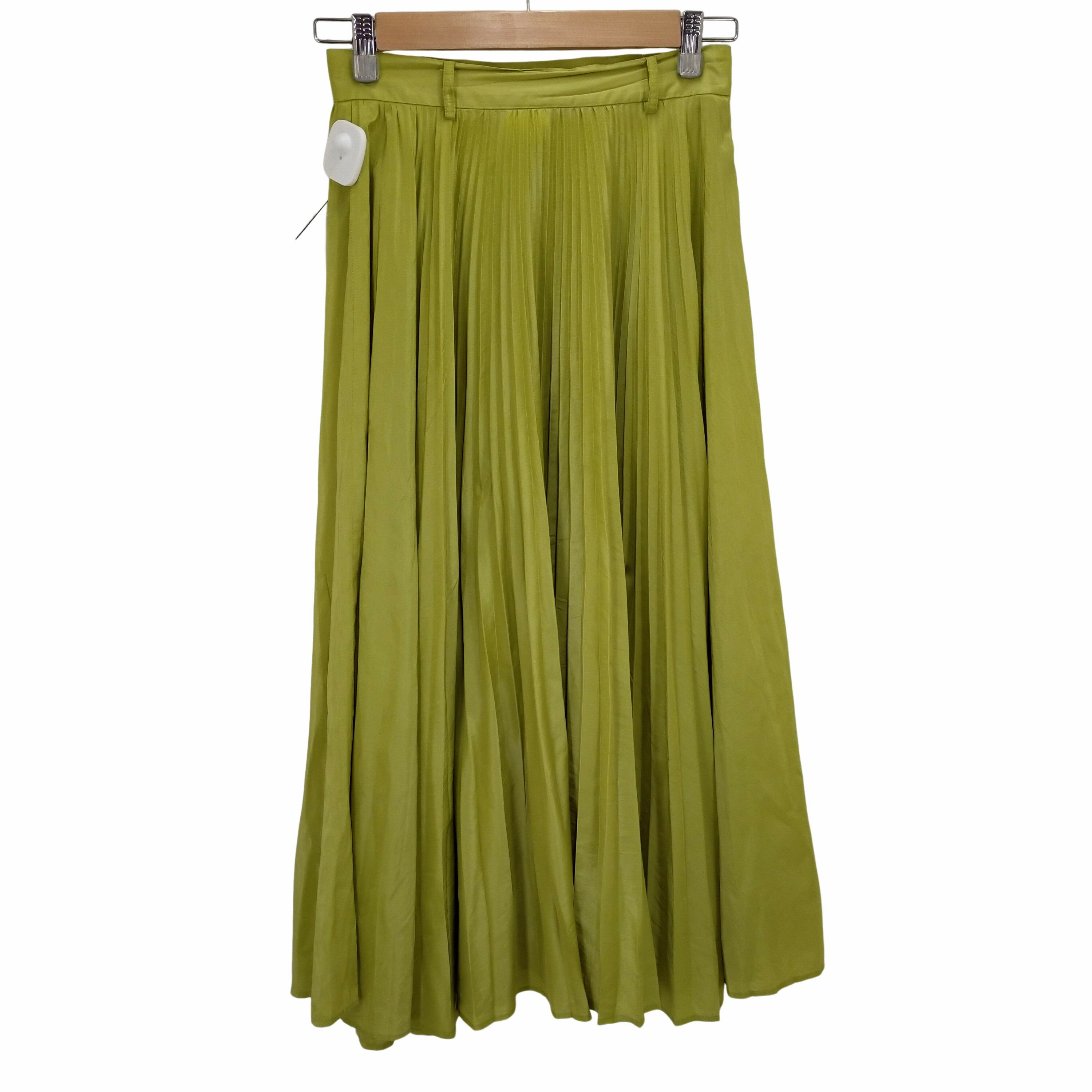 【中古】マックスマーラ MAX MARA pleated silk blend skirt DRUM レディース US0