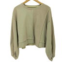 【中古】ハレ HARE 20AW リバーシブルキリカエショートスウェット レディース FREE