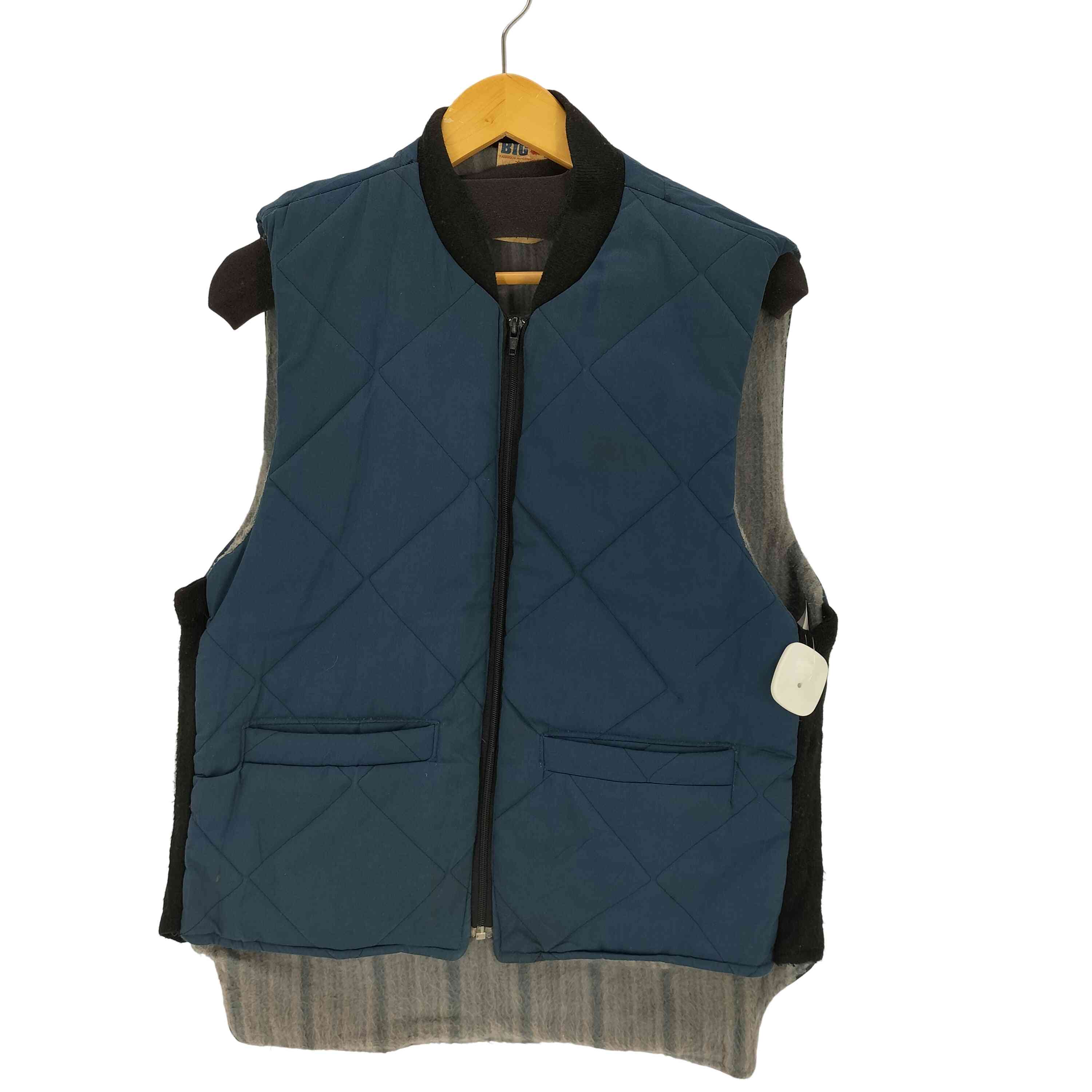 楽天BAZZSTORE ブランド古着バズストア【中古】ユーズドフルギ USED古着 {{BIG AL}}カナダ製 裏フリースキルティングダウンベスト メンズ JPN：M