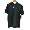 【中古】エーグル AIGLE 吸水速乾フーディー半袖ポロシャツ メンズ M