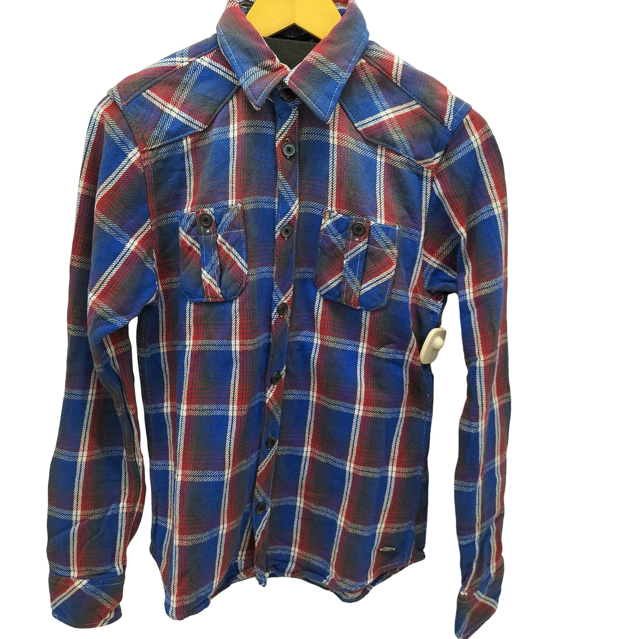 【中古】スコッチアンドソーダ SCOTCH&SODA エルボーパッチチェックネルシャツ メンズ S