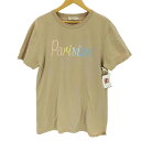 【中古】メゾンキツネ MAISON KITSUNE Parisien Rainbow Tee Shirt メンズ JPN:L
