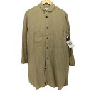 【中古】ジュンヤワタナベコムデギャルソンマンピンク JUNYA WATANABE COMME des GARCONS MAN PINK リネンミリタリーロングシャツ レディース JPN:S(4)