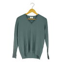 【中古】ユーズドフルギ USED古着 {{ALLUDE}} カシミヤ Vネックニット レディース import:S