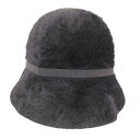 【中古】カンゴール KANGOL 旧タグ イングランド製 リボン ファー バケットハット レディース 表記無