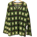 【中古】ジャーナルスタンダード JOURNAL STANDARD 21AW Oriens クロシェニットカーディガン メンズ 表記無