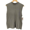 【中古】ジェフリービースモール GEOFFREY B. SMALL フロントデザインタンクトップ レディース import:M
