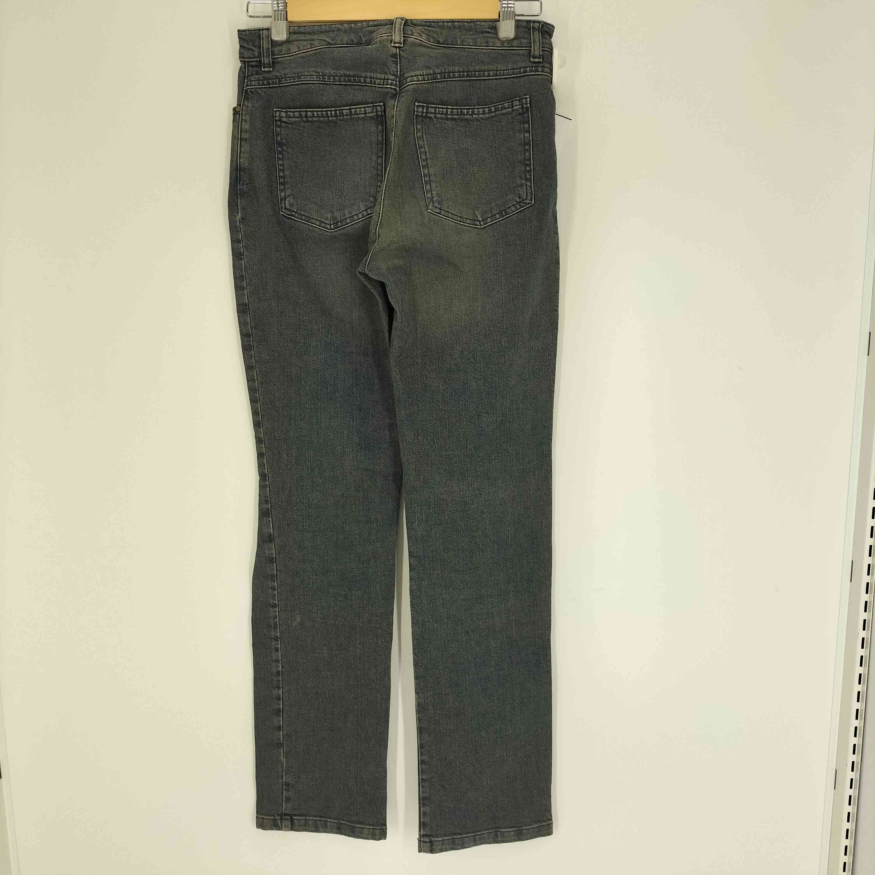 BAZZSTORE ブランド古着バズストアの【中古】ダナキャランニューヨーク DKNY 00S イタリア製 5ポケット ジップフライ ストレート デニム パンツ Y2K レディース 6｜アングル2