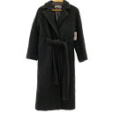 yÁzKj[ Ganni BLACK COAT WITH NOTCHED LAPELS fB[X 32