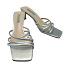 【中古】チャールズアンドキース CHARLES&KEITH ASYMMETRIC STRAPPY SANDALS アシメトリック ストラッピー サンダル レディ...
