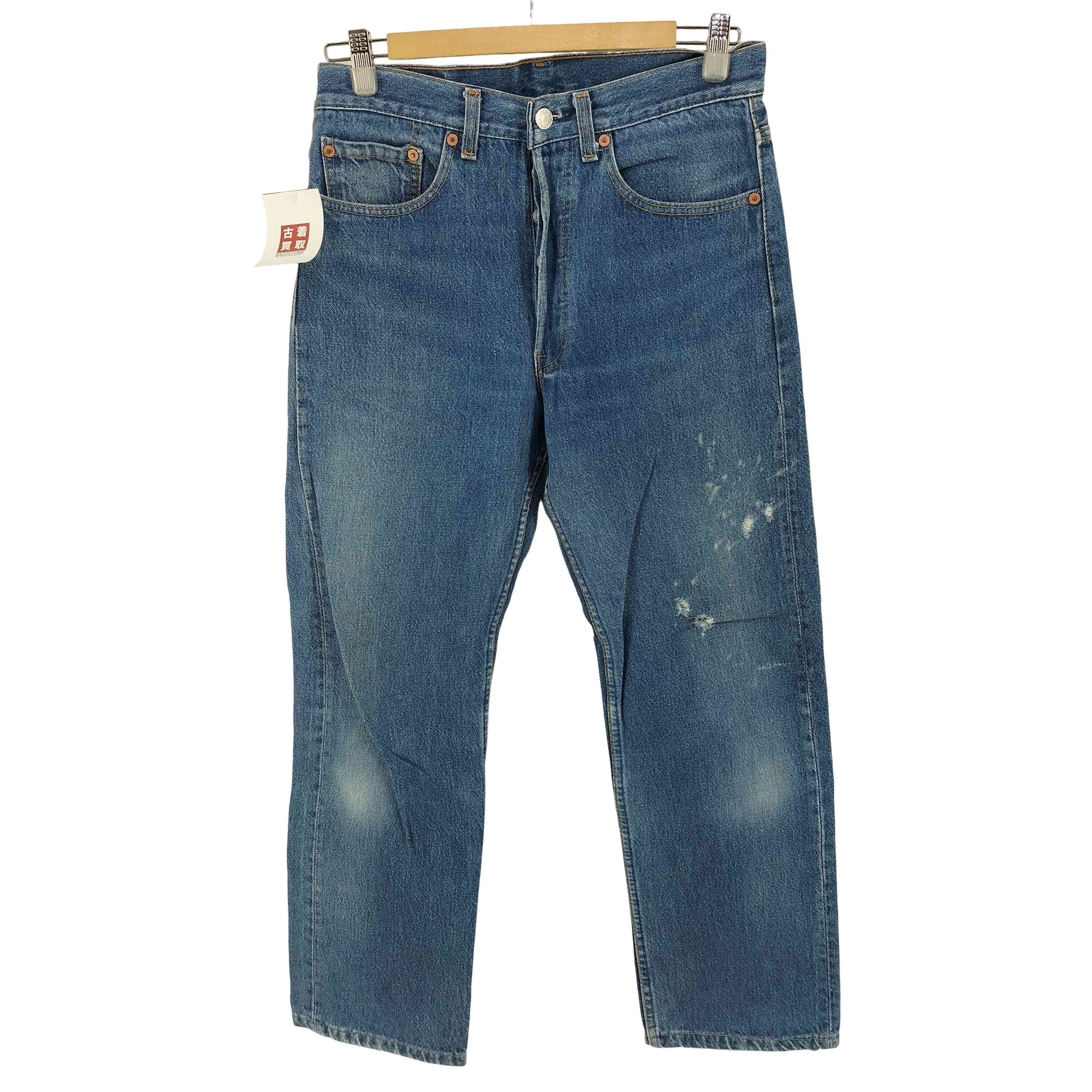 【中古】リーバイス Levis 90s MADE IN USA 501xx ボタンフライストレートデニムパンツ ボタン裏546 メンズ W31 L33
