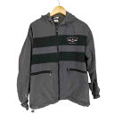 【中古】ユーズドフルギ USED古着 {{DIMCO Apparel}}ワンポイント刺繍 フーデッドジップアップ ジャケット メンズ s