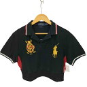 【中古】ポロラルフローレン POLO RALPH LAUREN ビッグポニー 刺繍 PRINCES TEAMPOLO BUILDING ナンバー リメイク クロ...