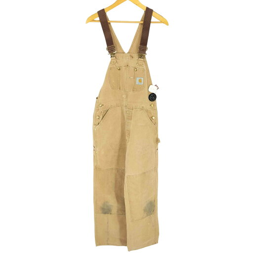 【中古】カーハート Carhartt ダック地 ダブルニーペインターオーバーオール メンズ 表記無 【中古】カーハート Carhartt ダック地 ダブルニーペインターオーバーオール メンズ 表記無