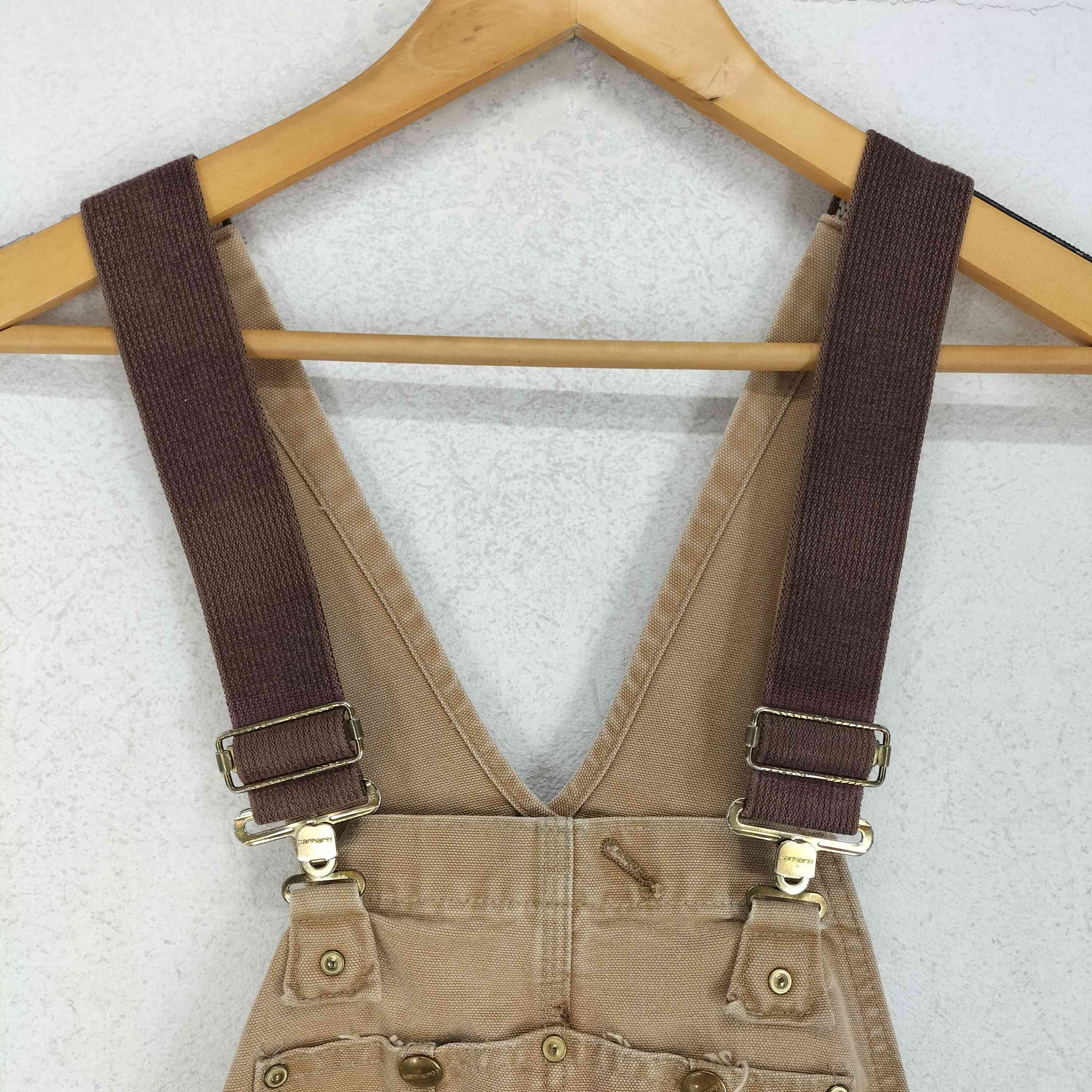 【中古】カーハート Carhartt ダック地 ダブルニーペインターオーバーオール メンズ 表記無