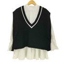 【中古】アメリ AMERI FLARE SHIRT WITH VEST レディース FREE