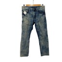 【中古】プレイミージーンズ PLAYME JEANS クラッシュ加工デニムパンツ メンズ w30