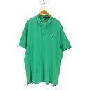 【中古】ポロラルフローレン POLO RALPH LAUREN ポニー刺しゅう 鹿の子ポロシャツ メンズ 3XL