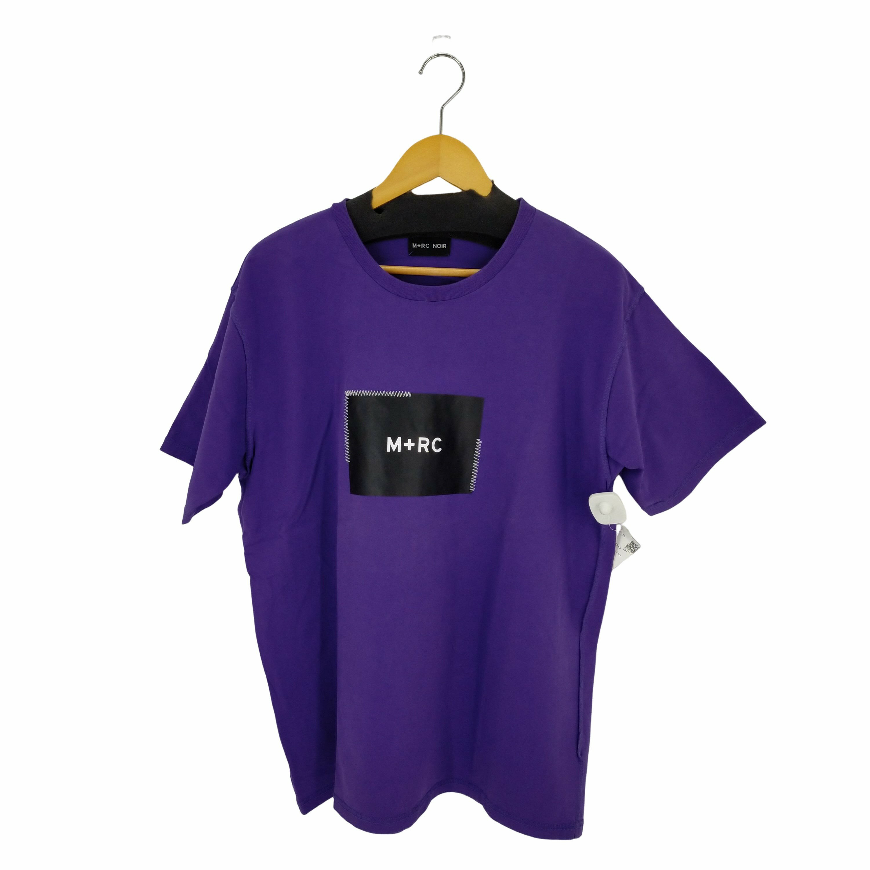 【中古】マルシェノア M RC NOIR ボックス ロゴ ステッチ Tシャツ インサイドアウト メンズ import：XL