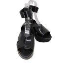 【中古】ヴィヴィアンウエストウッド アングロマニア Vivienne Westwood ANGLOMANIA ロッキンホース ウェッジソール エナメルパンプス レディース JPN:24