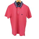 【中古】ブルックスブラザーズ BROOKS BROTHERS SLIMFIT ロゴ刺繍 S/S ポロシャツ メンズ import:S